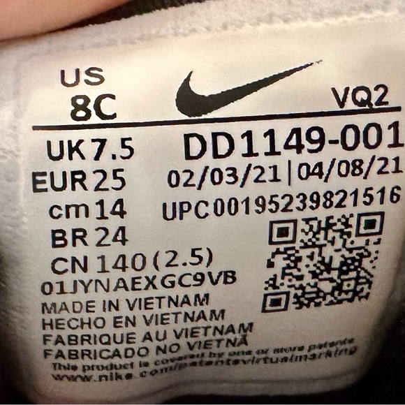 Nike Star Runner 3 SE Sneaker size 8 toddler - Picture 7 of 7